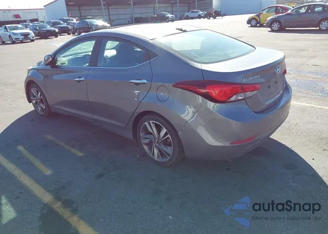 2014 Hyundai Elantra Limited z USA, uszkodzony, nr VIN 5NPDH4AE8EH470069